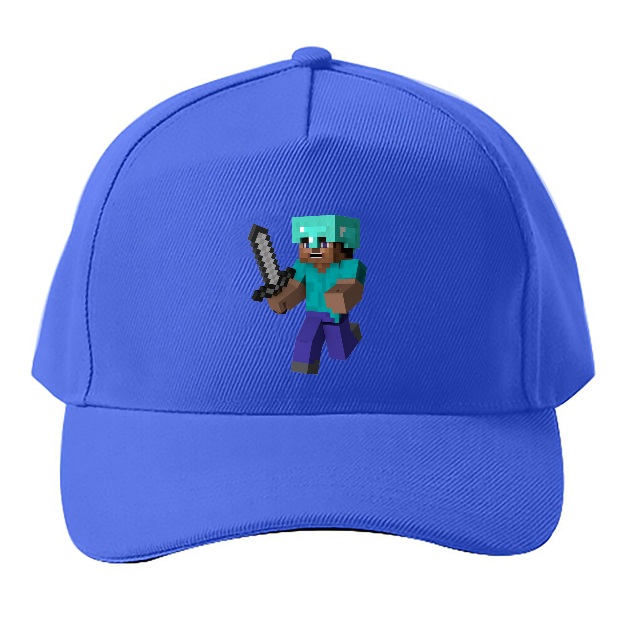 （画像用） マインクラフト ブロックの世界 Minecraft MC Block world ベースボールキャップ 綿100％ 男女兼用 帽子 スポーツ